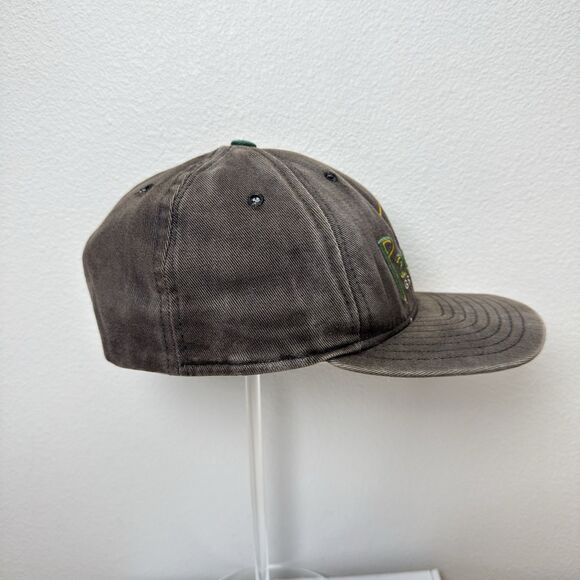 Vintage GREEN BAY PACKERS New Era SNAPBACK Hat Cap 90s Brown USA Football Thrash - Picture 5 of 11